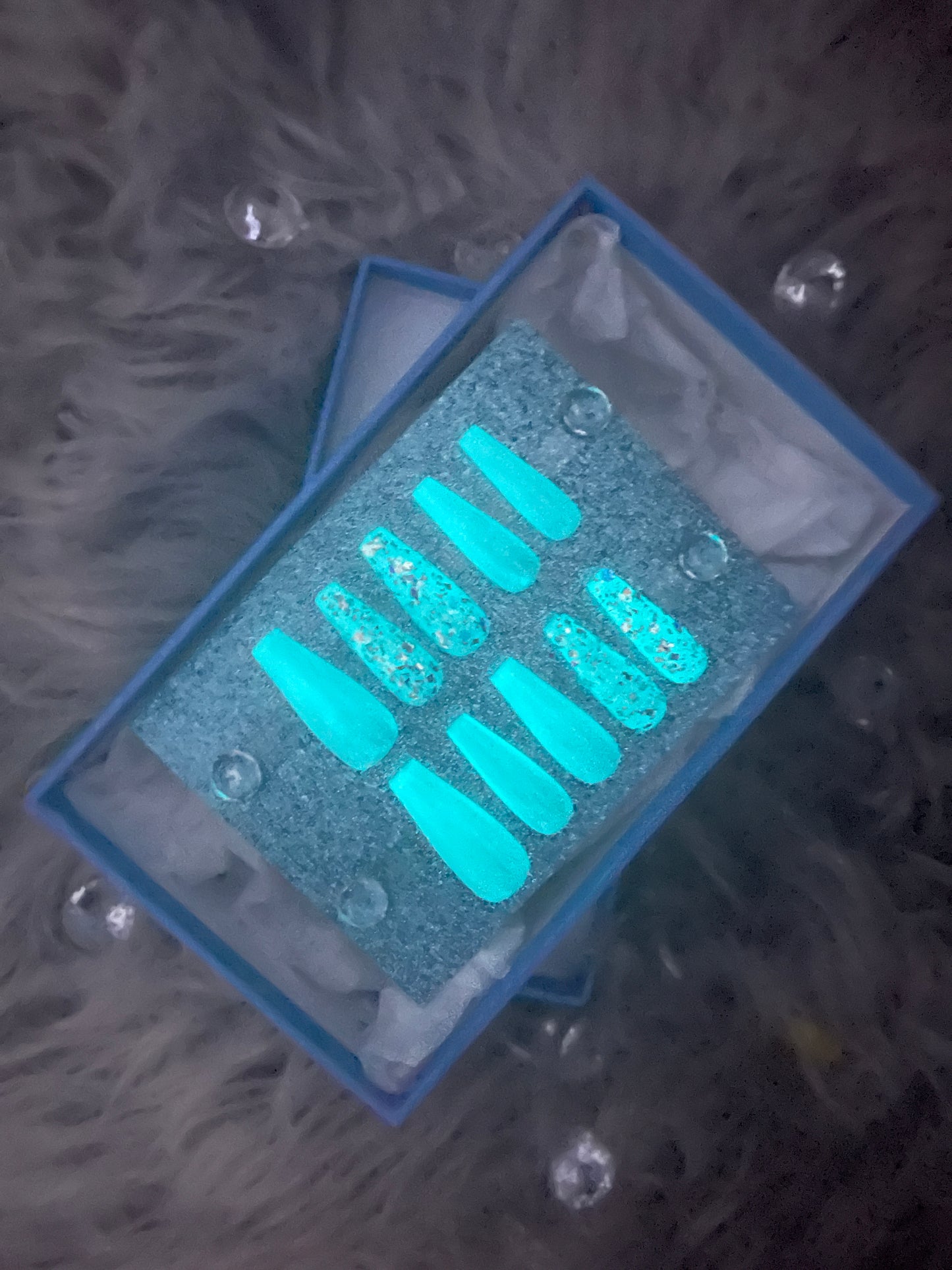 Shimmer Glow Blues